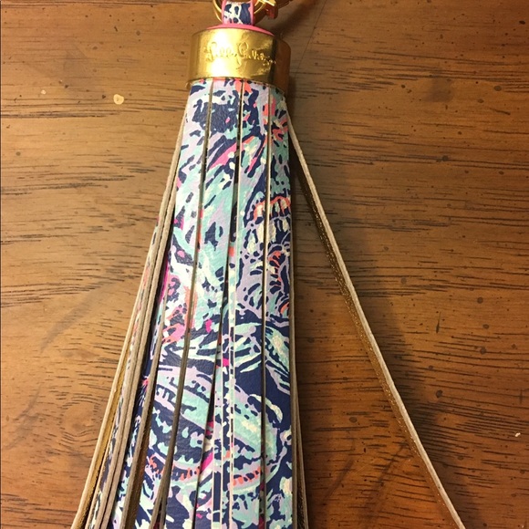 Lily Pulitzer Tassel Keychain - Picture 2 of 2